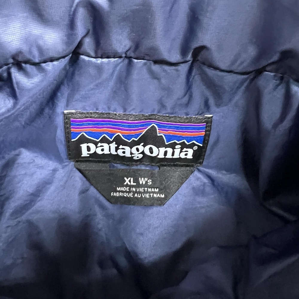 Patagonia Nano Puff Jacket Womens XL Blue Quilted Full Zip Lightweight Insulated - Picture 3 of 15